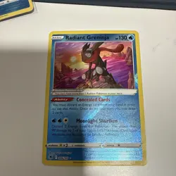 NM Pokemon Astral Radiance Radiant Greninja Radiant Rare 046 - Image 1