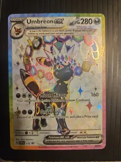Pokemon Prismatic Evolutions Umbreon EX 176 Black Star Promo - Image 1