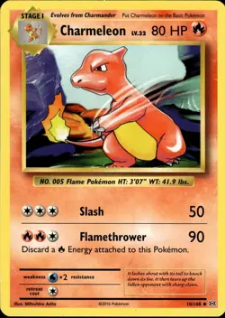 Charmeleon 10/108 | XY - Evolutions | Pokemon TCG | English | Uncommon - Image 1