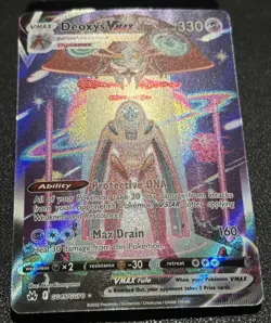Pokemon - Deoxys Vmax - Near Mint NM - Crown Zenith Ultra Rare GG45/GG70 - Image 2