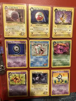 Pokemon TCG WOTC Bundle x 9 Cards Base Set 1999 Vintage uncommon - Image 1