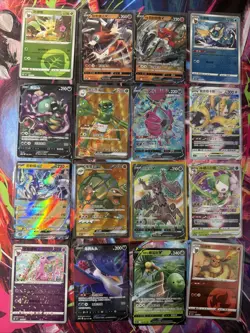 Pokemon 16 Card Lot nm V Max Mega Amazing Ex HOLO Rare Hits Only A17 - Image 1