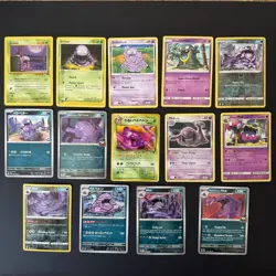 Pokemon TCG Grimer & Muk Card Lot (15 Cards, English) - Image 1