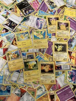 1.5LB Lot of Mixed Various Assorted Pokemon Cards CCG TCG Trading Cards w/ Tin - Image 3