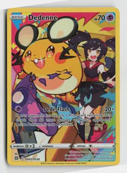 Pokemon - Dedenne - TG07/TG30 SWSH09: Brilliant Stars Trainer Gallery - Ultra Ra - Image 1