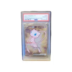Pokemon TCG Mew ex 205/165 Sv: Scarlet & Violet 151 Metal EX PSA 10 Double Rare - Image 1
