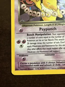 Dark Hypno 9/82 Holo Rare Pokemon TCG Team Rocket WOTC HP - Image 5