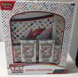 Pokemon TCG: Scarlet & Violet - 151 Binder Collection - 4 Packs New Factory Seal 820650853142 - Image 1