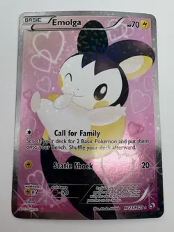 Pokemon Legendary Treasures Radiant Collection Emolga RC23/RC25 Full Art MP - Image 1
