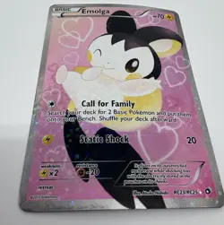 Pokemon Legendary Treasures Radiant Collection Emolga RC23/RC25 Full Art MP - Image 3
