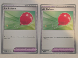2x Air Balloon 079/086 - SV: Black Bolt pokemon TCG free shipping - Image 1