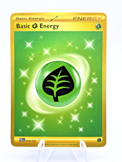 Basic Leaf Energy Gold Secret Rare 278/193 Pokemon TCG - Paldea Evolved NM - Image 1