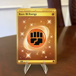 Basic Fighting Energy GOLD SECRET RARE 258/198 Scarlet & Violet Pokemon TCG - Image 1