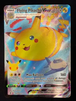 Pokemon Flying Pikachu VMAX Ultra Rare Celebrations 007/025 NM - Image 1