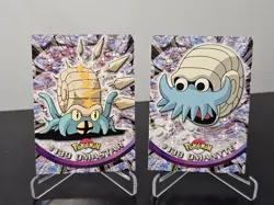 Omastar #139 & Omanyte #138 Pokemon 2000 Regular Topps (Blue) - Image 1