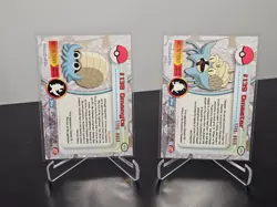 Omastar #139 & Omanyte #138 Pokemon 2000 Regular Topps (Blue) - Image 2