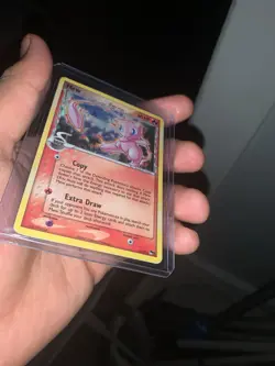 Pokemon Mew 3/17 Pop Series 5 Holo Inverted Poke ball Error With Swirl! - Image 4