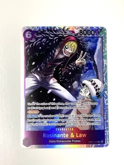 Rosinante & Law | EB04-038 | One Piece | The Azure Sea's Seven | SR Foil LP/NM - Image 1