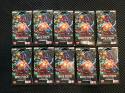 One Piece OP-06 Wings Of The Captain Blister Booster Packs English Lot of 10 - Image 1