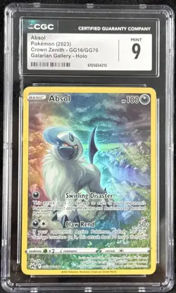Pokemon TCG 2023 Absol GG16/GG70 Crown Zenith Galarian Gallery - Holo 🔥🔥 - Image 1