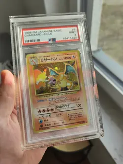 Pokemon Charizard/Glurak Japanese/Japanisch Base Set PSA 9 - Image 2