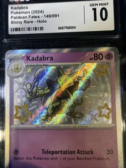 CGC 10 GEM MINT Kadabra Shiny Rare 149/091 - Paldean Fates - Pokemon TCG - Image 4