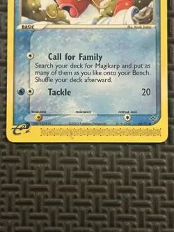 Pokemon TCG Magikarp 60/97 EX Dragon 2003 Common Non Holo Vintage - Image 5