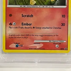 NINTENDO 2007 Pokemon D & P Chimchar-Holo DP02 PSA NM-MT 8, 91797932 - Image 2