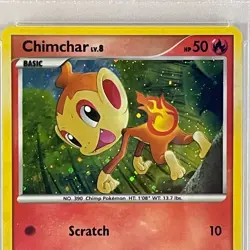 NINTENDO 2007 Pokemon D & P Chimchar-Holo DP02 PSA NM-MT 8, 91797932 - Image 5