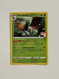 Decidueye 013/189 Pokemon Prize Pack Series 1 NM variant Darkness Ablaze F - Image 1