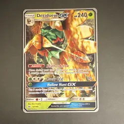 Pokemon Decidueye GX 12/149 SM Base Set Stage 2 Ultra Rare HP240 Holo English - Image 1