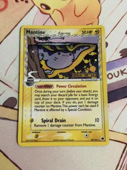 Pokemon - Mantine 20/101 - EX Dragon Frontiers - Reverse Holo - LP - Image 1
