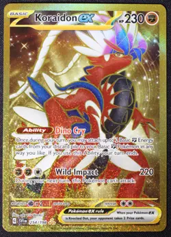 Koraidon ex - 254/198 - Gold Hyper Rare - Pokemon TCG SV01: Scarlet & Violet NM - Image 3