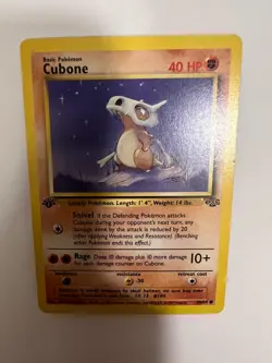 Cubone - Common 1st Edition - Jungle 50/64 - Pokemon WOTC Vintage READ DESC - Image 1