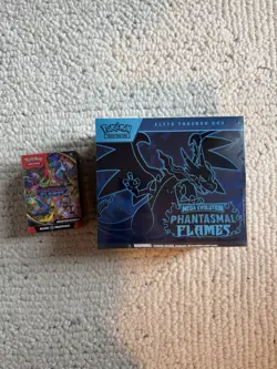 Phantasmal Flames ETB And Booster Bundle SEALED FAST Pokemon TCG - Image 1