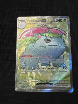 Pokemon Pokemon TCG Venusaur ex 182/165 Sv: Scarlet & Violet 151 Full Art Holo - Image 1