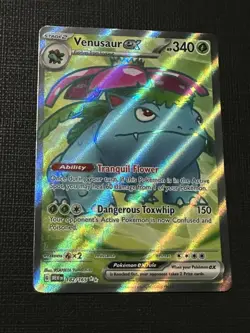 Pokemon Pokemon TCG Venusaur ex 182/165 Sv: Scarlet & Violet 151 Full Art Holo - Image 2