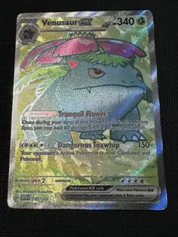 Pokemon Pokemon TCG Venusaur ex 182/165 Sv: Scarlet & Violet 151 Full Art Holo - Image 3