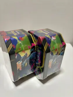 Mega Charizard X & Y Ex Tins Set of 2 Factory Sealed Pokemon TCG - Image 3
