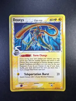 Pokemon Deoxys 2006 EX Holon Phantoms 6/110 Holo TCG - Image 1