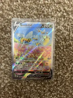 Pokemon TCG Beedrill V Alternate Full Art 161/189 – Astral Radiance Holo – NM - Image 1