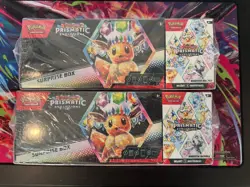 Pokemon Prismatic Evolutions Sams Club Surprise Box Booster Bundle x2 - Image 1