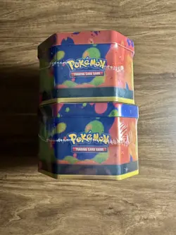 Mega Charizard X & Y Ex Tins Set of 2 Factory Sealed Pokemon TCG - Image 2