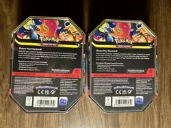 Mega Charizard X & Y Ex Tins Set of 2 Factory Sealed Pokemon TCG - Image 3