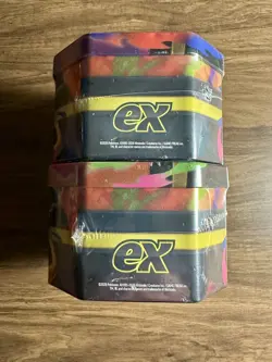 Mega Charizard X & Y Ex Tins Set of 2 Factory Sealed Pokemon TCG - Image 4