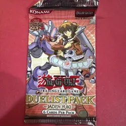 Yugioh TCG! SEALED Duelist Pack Jaden Yuki Booster Pack 1st Edition 6 Cards - Image 1