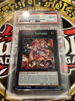 YuGiOh TRAPTRIX RAFFLESIA #RA02-EN034🔥PSA 10 GEM🔥1st EDITION-2024 SECRET RARE - Image 3