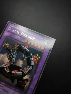 YUGIOH 2002 | METAL DRAGON | LOB-E082 | RARE | VERY GOOD (PLAYED) - Image 4