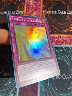 Yu-Gi-Oh! Harpie's Feather Storm RA01-EN073 Super Rare 1st Edition Near Mint - Image 2