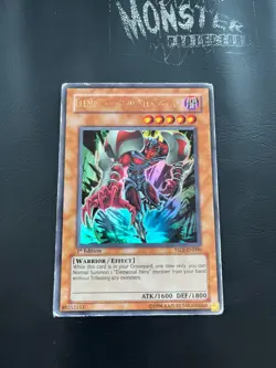 YUGIOH ELEMENTAL HERO NECROSHADE ULTRA RARE YSDJ-EN000 1ST EDITION PLAYED - Image 1